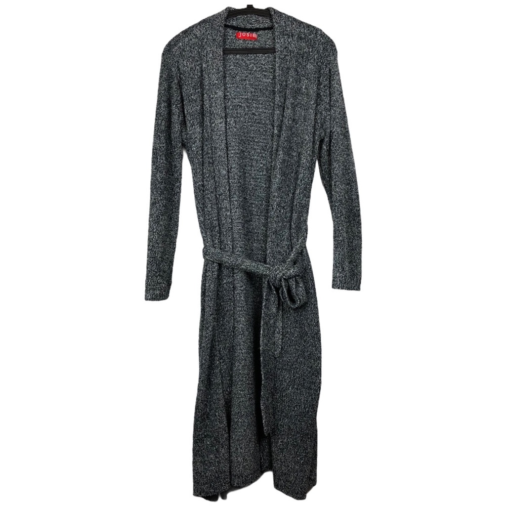 Josie Natori Grey Gray Chenille Robe